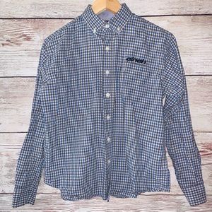 Cinch Little Boys Plaid Long Sleeves Button Up Shirt Size XL